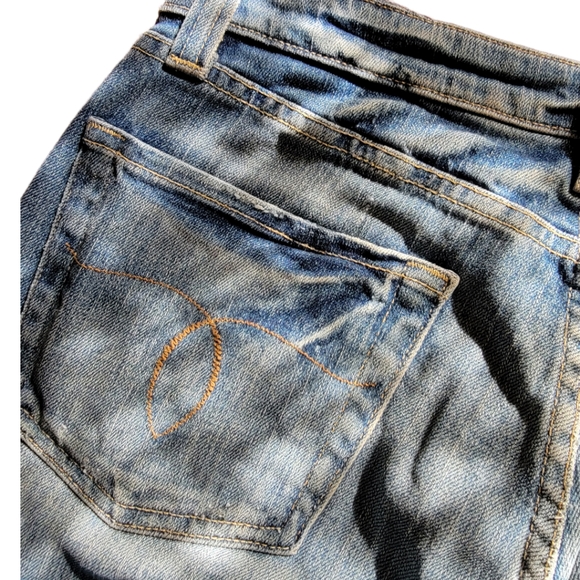 HUDSON | Vintage 2002 Made in USA Mid Waist Flared Jeans w/Zip Pockets Sz.29 - Picture 13 of 16